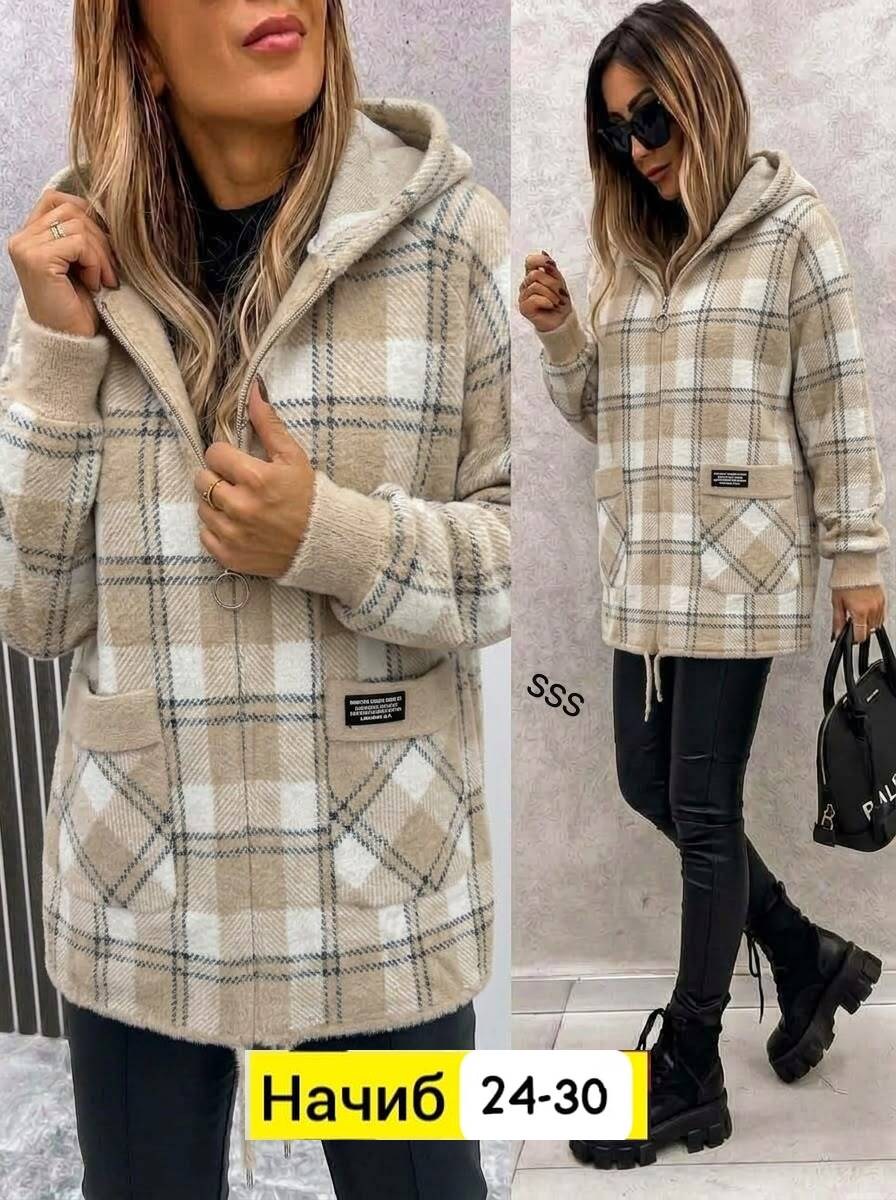 рубашка оверсайз теплая в клетку удлиненная amy store,женская кофта,,женская куртка,рубашка теплая