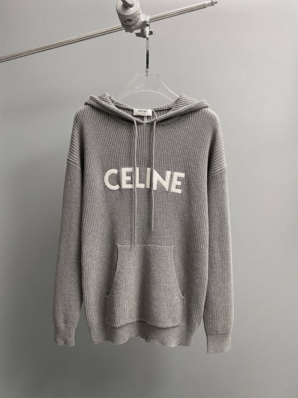 худи celine,толстовка celine,модная толстовка,зип худи celine серая,свитер celine