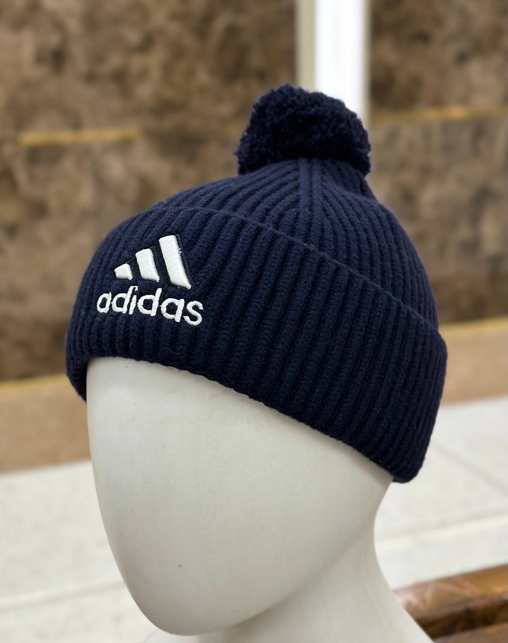 шапка adidas,шапка мужская адидас оригинал,шапка адидас красная с бомбошкой,шапка адидас,шапка бини унисекс