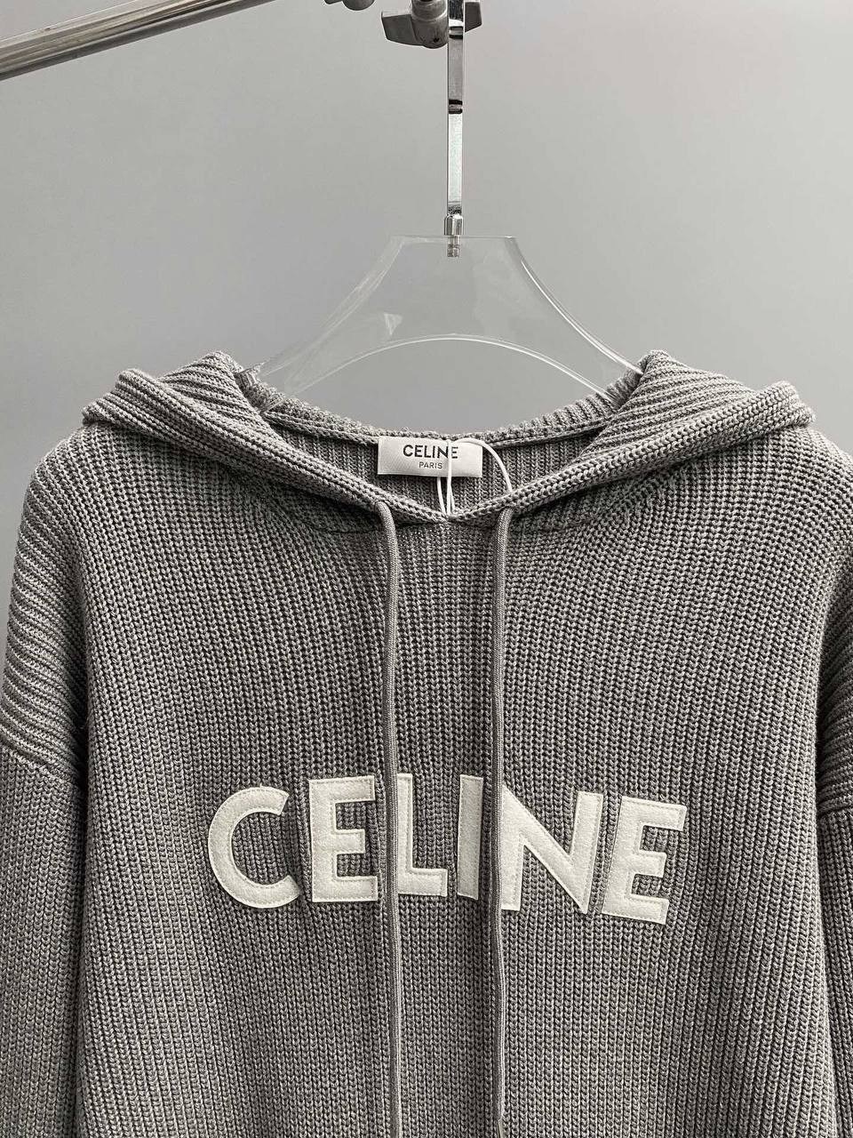 худи celine,толстовка celine,модная толстовка,зип худи celine серая,свитер celine