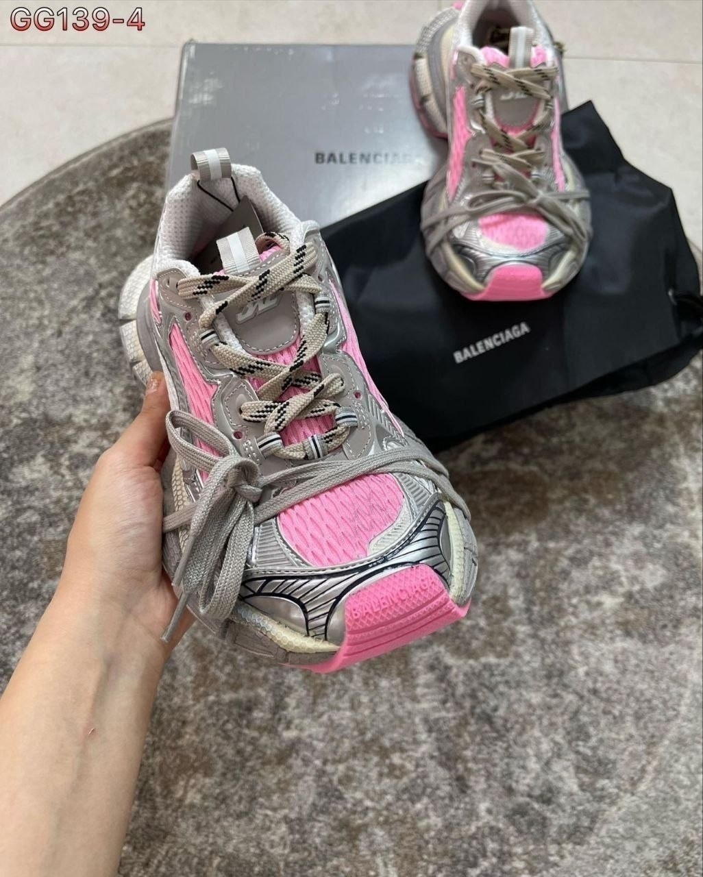 кроссовки баленсиага,кроссовки женские balenciaga,женские кроссовки balenciaga 3xl серебристые с розовым,кроссовки 3xl balenciaga серый/розовый/белый,женские кроссовки balenciaga 3xl серебристые с роз