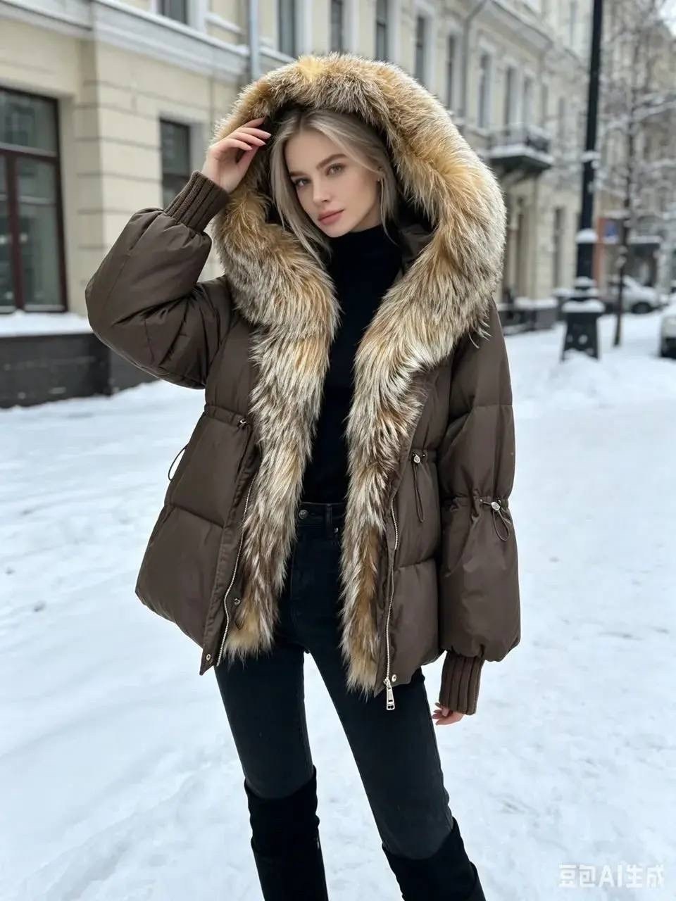 пуховик с натуральным мехом,пуховик с мехом,пуховик женский,пуховик женский с натуральным мехом,зимние пуховики