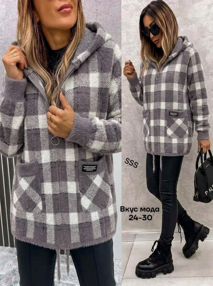 рубашка оверсайз теплая в клетку удлиненная amy store,рубашка с капюшоном,рубашка в клетку с капюшоном,рубашка теплая в клетку с капюшоном,рубашка теплая