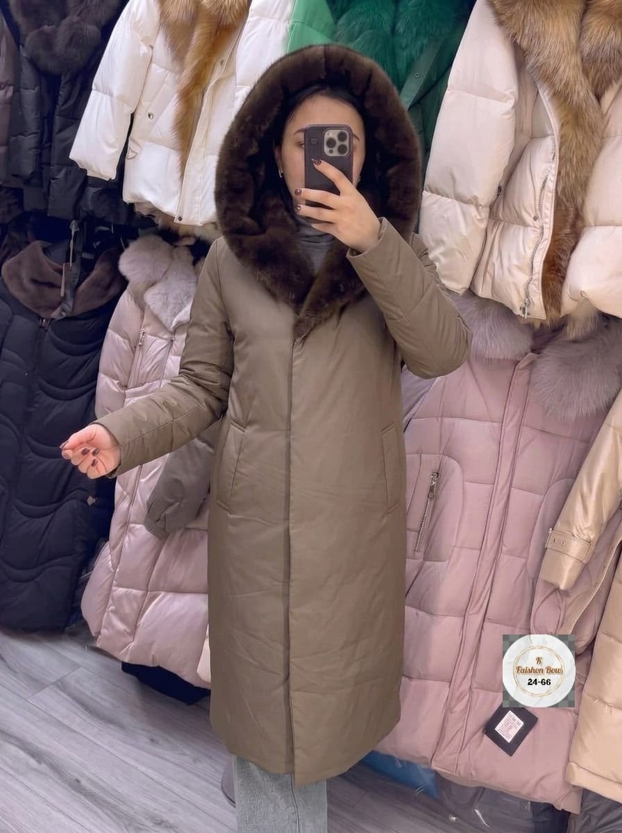 пальто зимнее,женские пуховики,пуховик olyashop,удлиненная зимняя куртка,пуховик