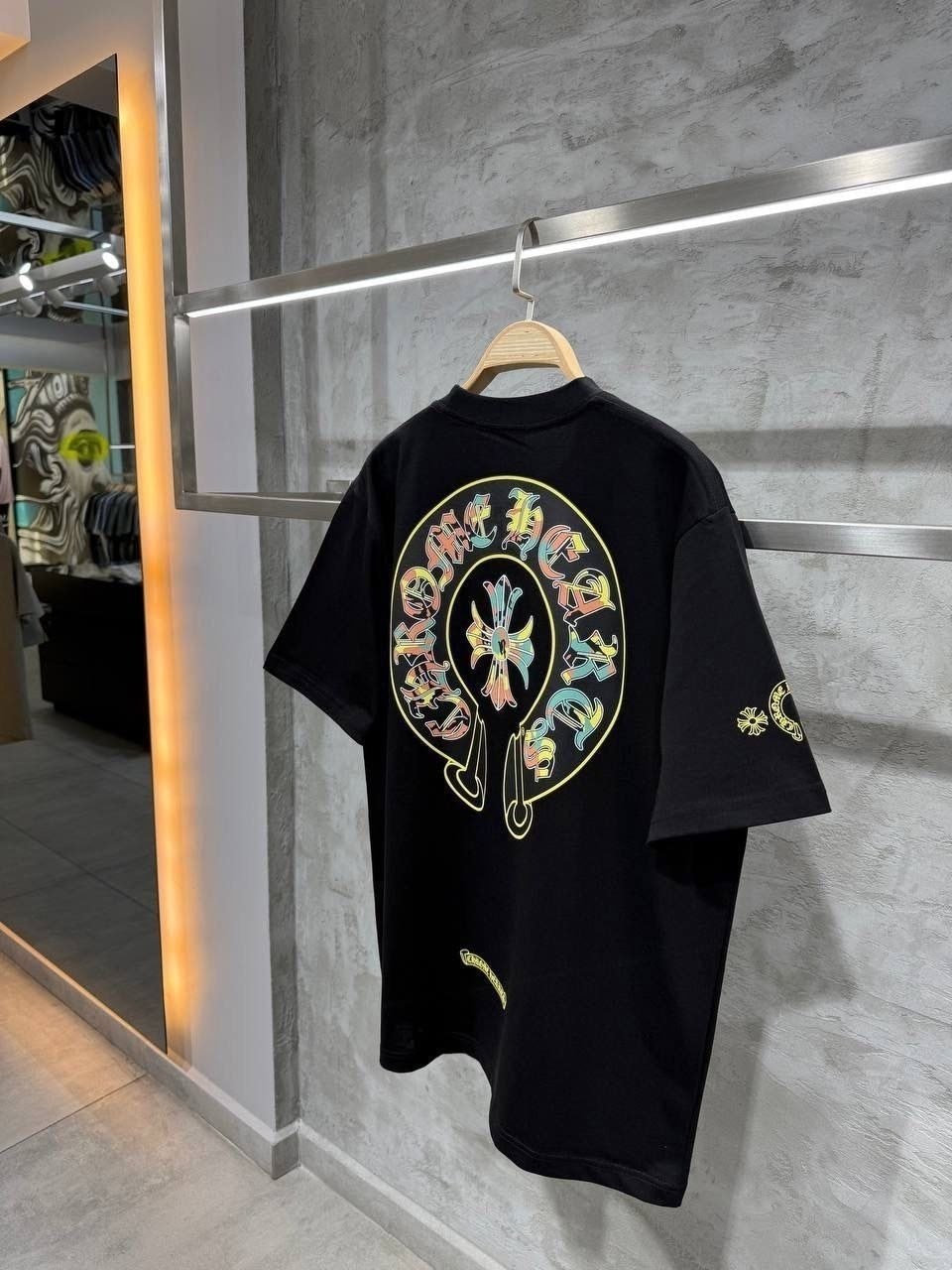 футболки chrome hearts,мужской футболки,дизайн одежда,футболки оверсайз мужские