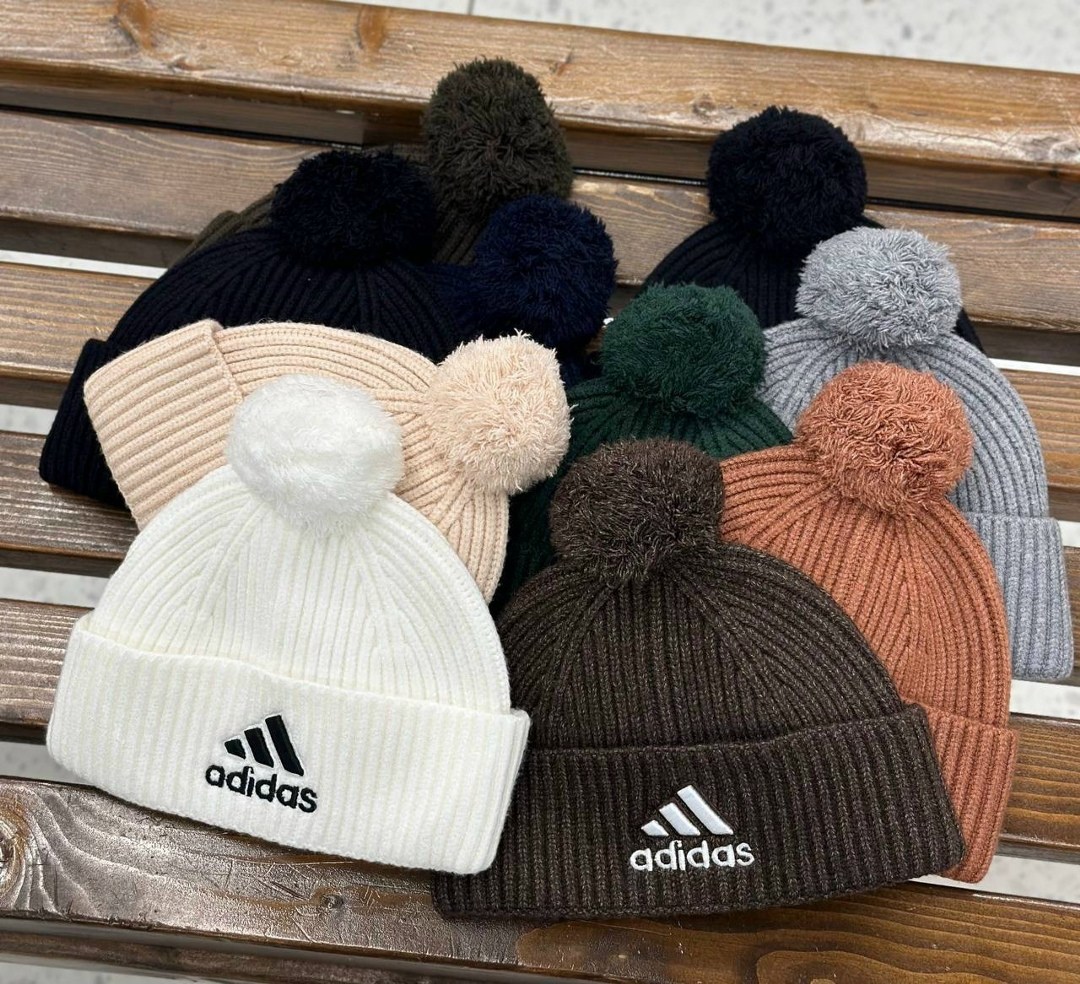 шапка adidas,шапка мужская адидас оригинал,шапка адидас красная с бомбошкой,шапка адидас,шапка бини унисекс