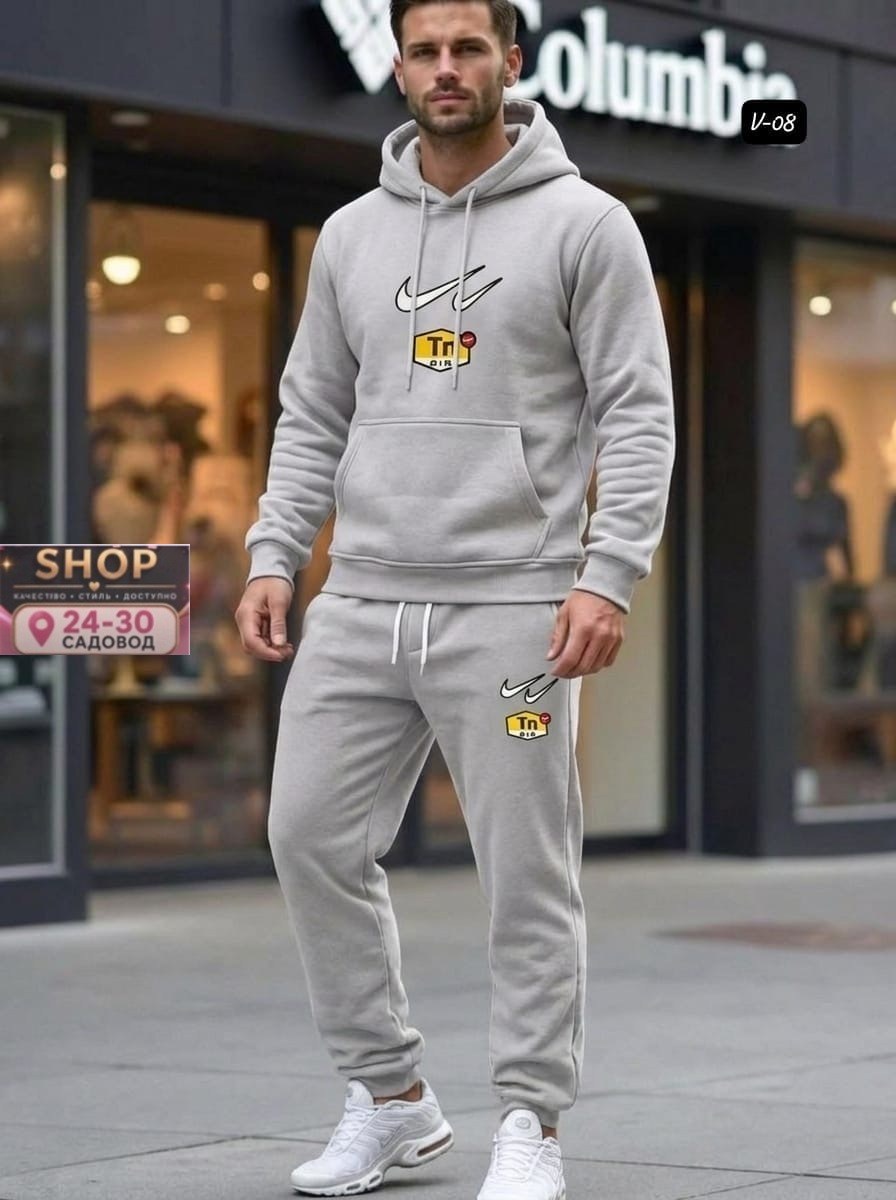 мужской спортивный костюм,спортивные костюмы nike,костюм найк на флисе,спортивный костюм nike черный теплый,спортивные костюмы двойка