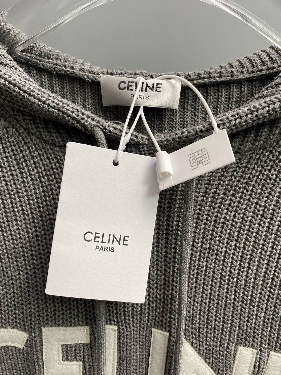 худи celine,толстовка celine,модная толстовка,зип худи celine серая,свитер celine