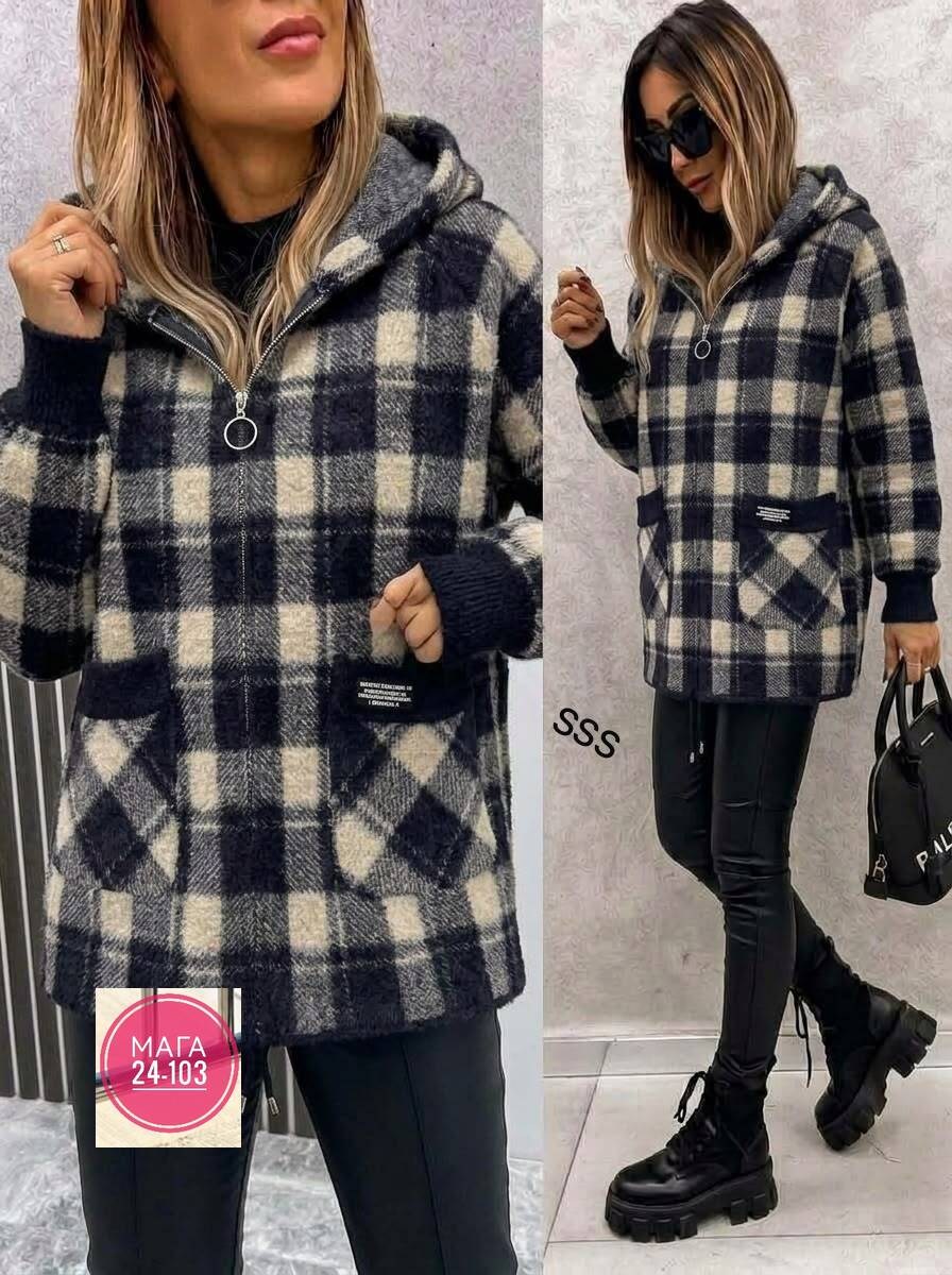 рубашка оверсайз теплая в клетку удлиненная amy store,женская кофта,рубашка теплая,рубашка с капюшоном,кардиган