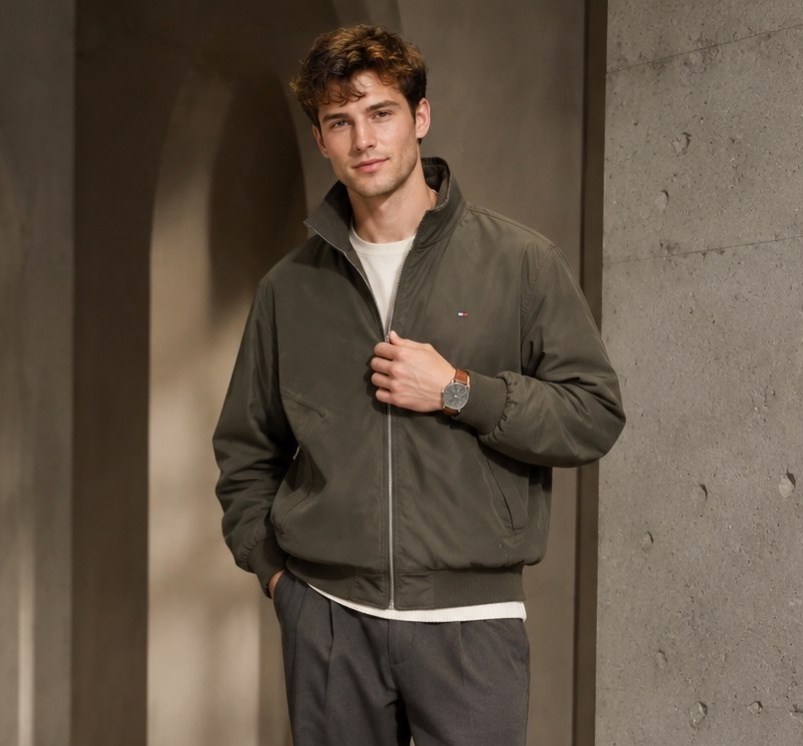 мужская куртка tommy hilfiger,куртка бомбер,куртка с воротником стойкой tommy hilfiger,куртка tommy hilfiger,мужская куртка бомбер