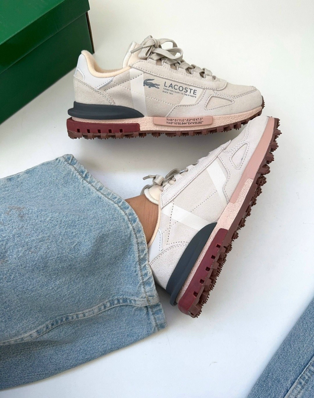 кроссовки lacoste,элитные активные кроссовки для женщин lacoste бежевый,кроссовки lacoste elite active,женские кроссовки,