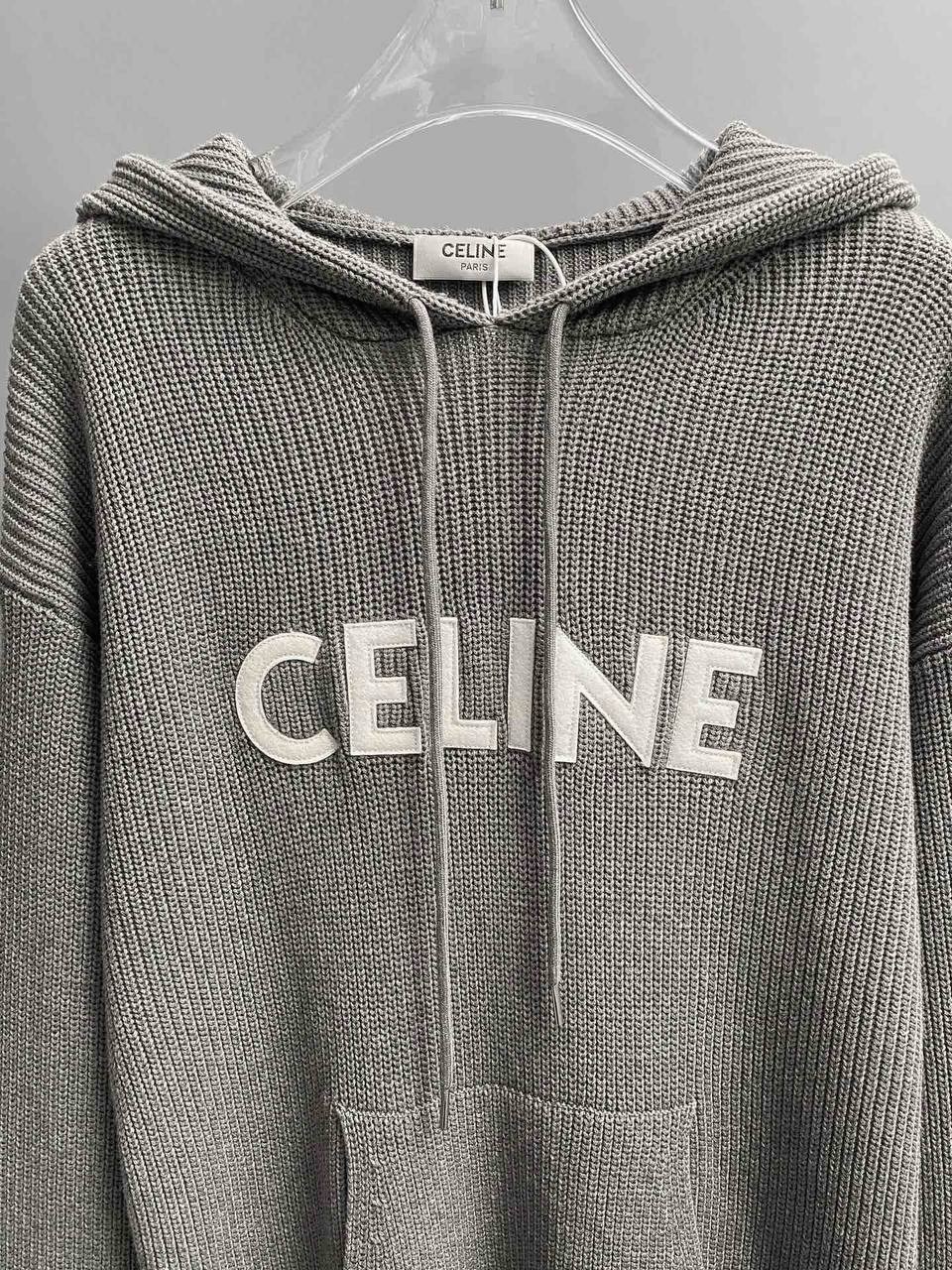 худи celine,толстовка celine,модная толстовка,зип худи celine серая,свитер celine