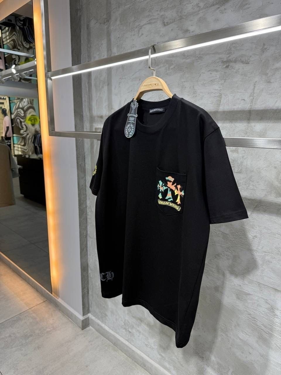 футболки chrome hearts,мужской футболки,дизайн одежда,футболки оверсайз мужские