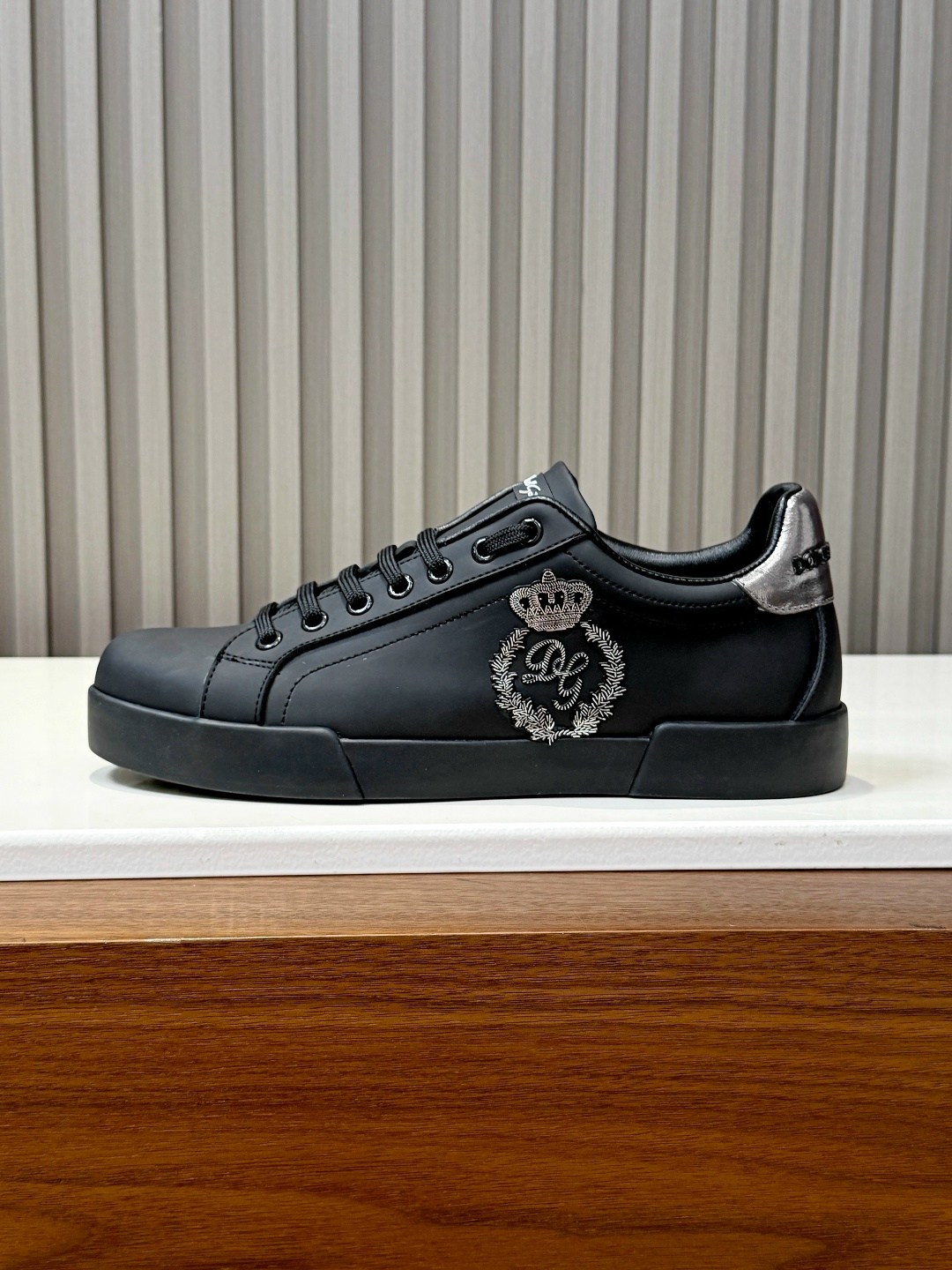 мужские кроссовки dolce & gabbana,кеды мужские dolce & gabbana,мужские брендовые кроссовки дольче габбана,dolce & gabbana кожаные кроссовки чёрного цвета portofino,кеды dolce&gabbana