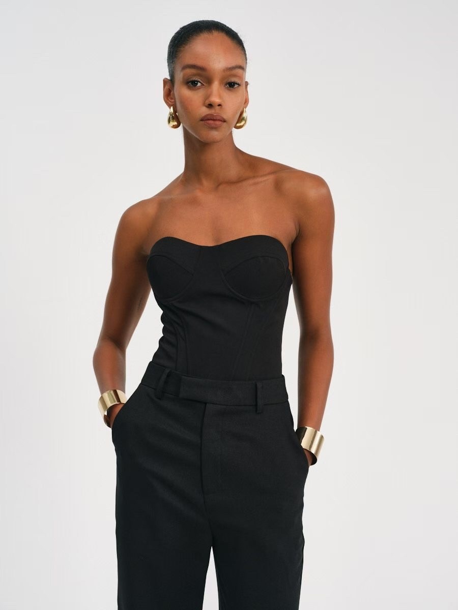 брюки object sigrid dress черный,широкие брюки,брюки черные,брюки клеш,брюки палаццо