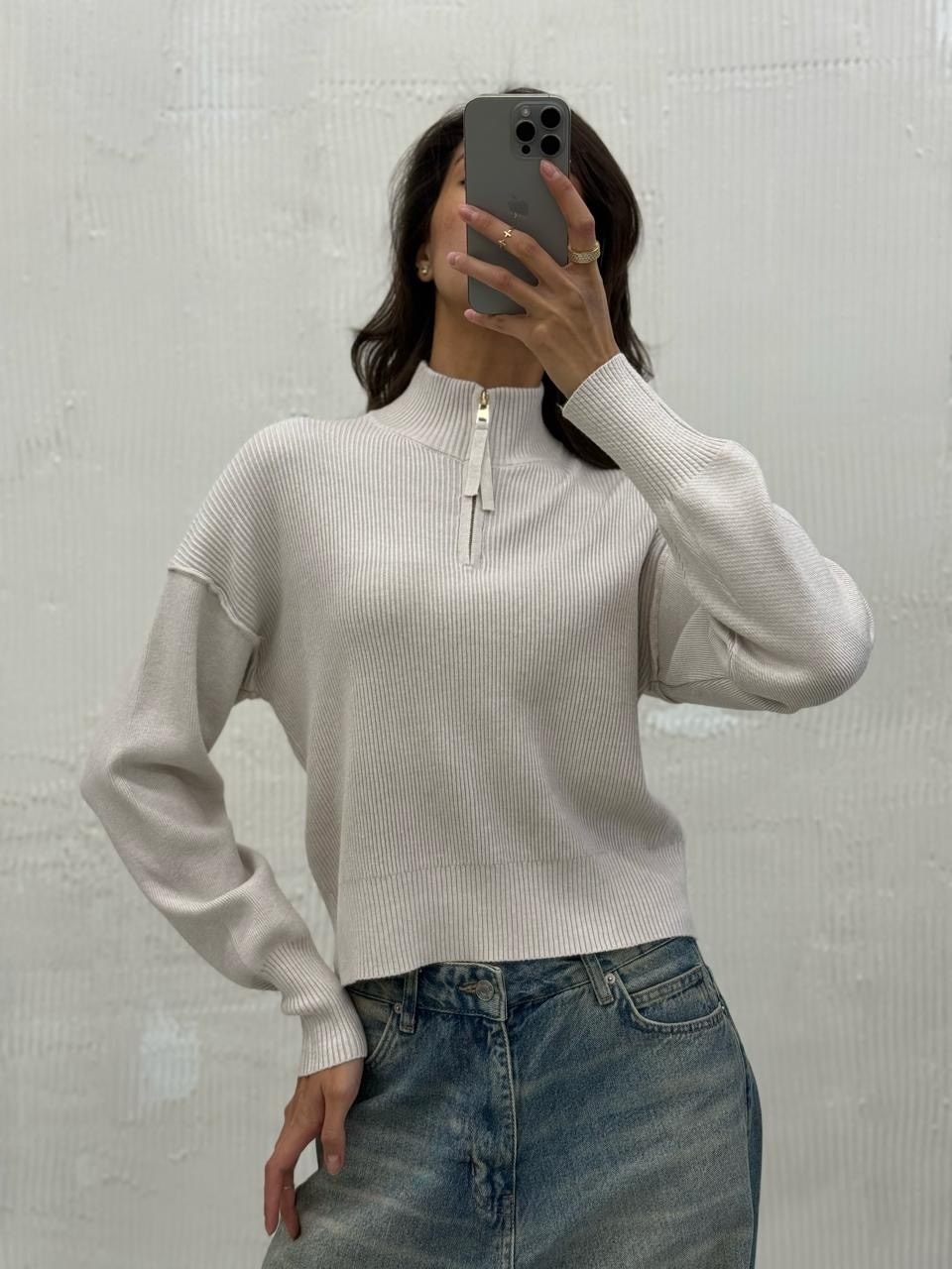 свитер оверсайз с горлом на молнии kk fashion,свитер оверсайз с горлом на молнии теплый вязаный,свитер с горлом на молнии оверсайз,свитер оверсайз вязаный с молнией,свитер