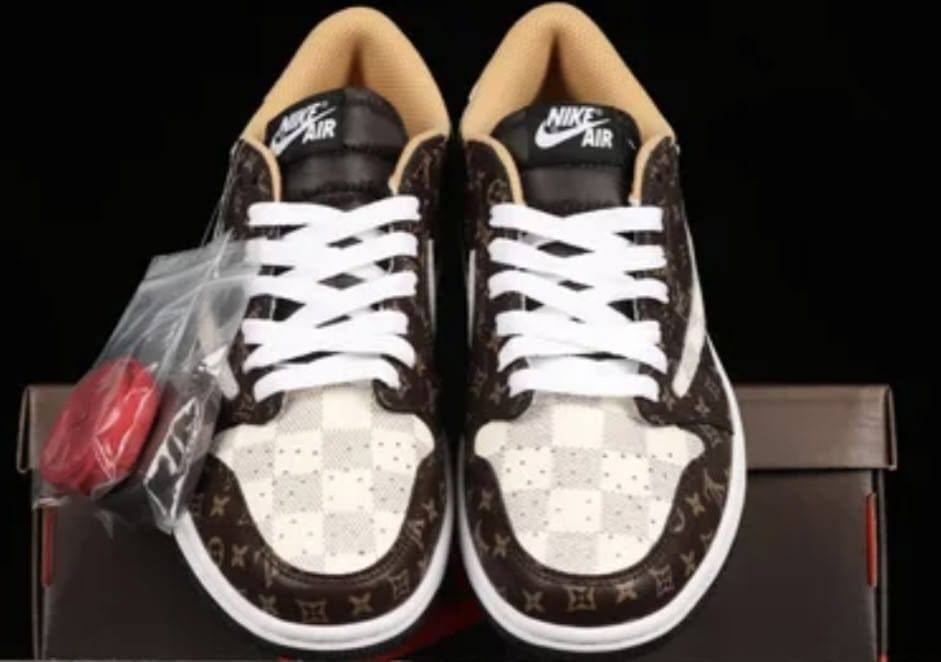 кроссовки луи витон найк,кроссовки air force louis vuitton nike,nike air force 1 x louis vuitton brown,кроссовки,кроссовки louis vuitton x nike air force 1 low