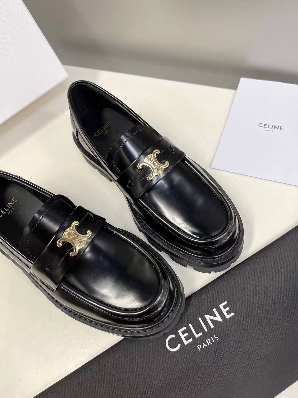 лоферы celine,,женские лоферы,лоферы,лоферы женские черные