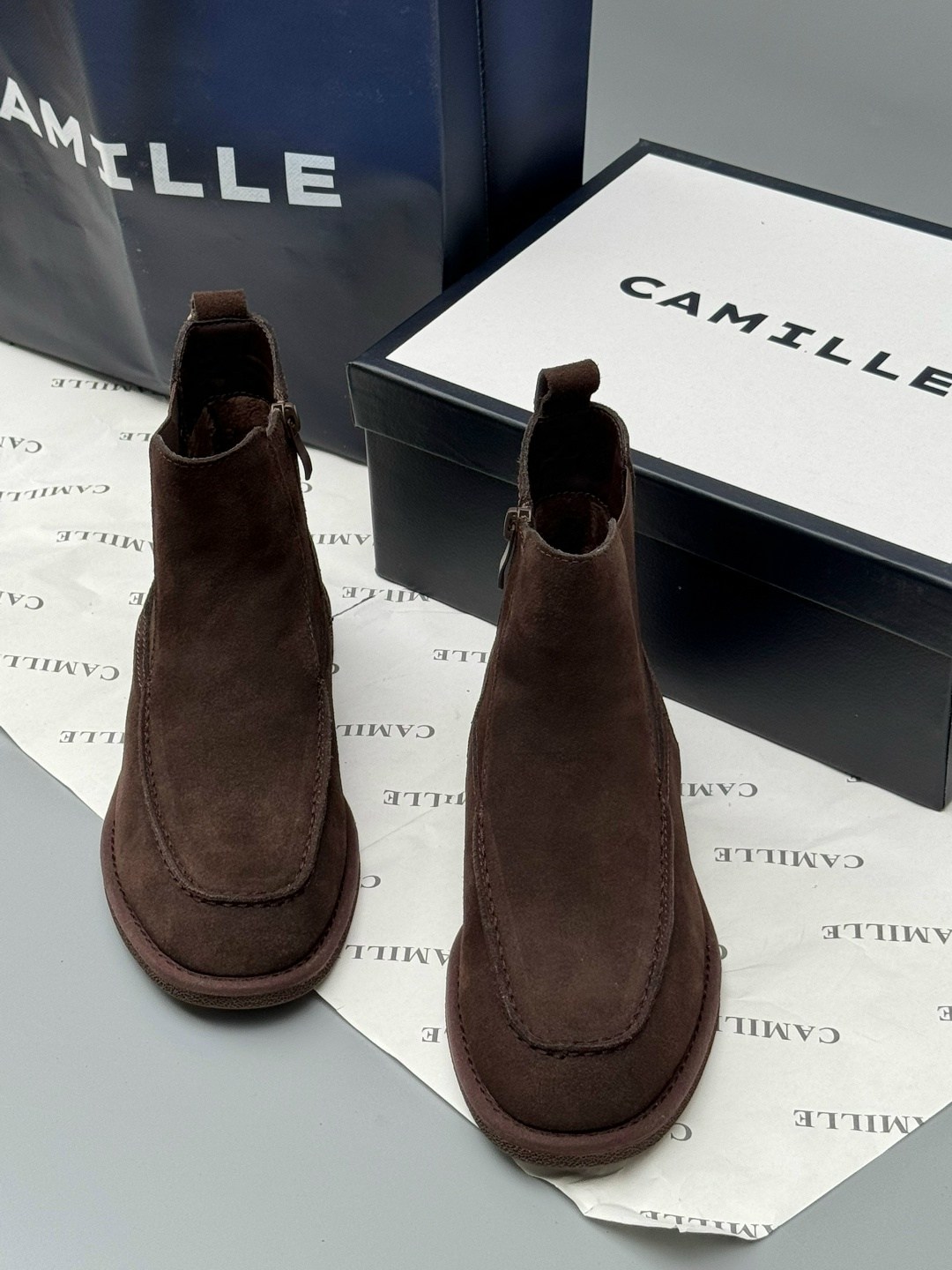 замшевые ботинки,,loro piana ботинки, женская,ботинки челси