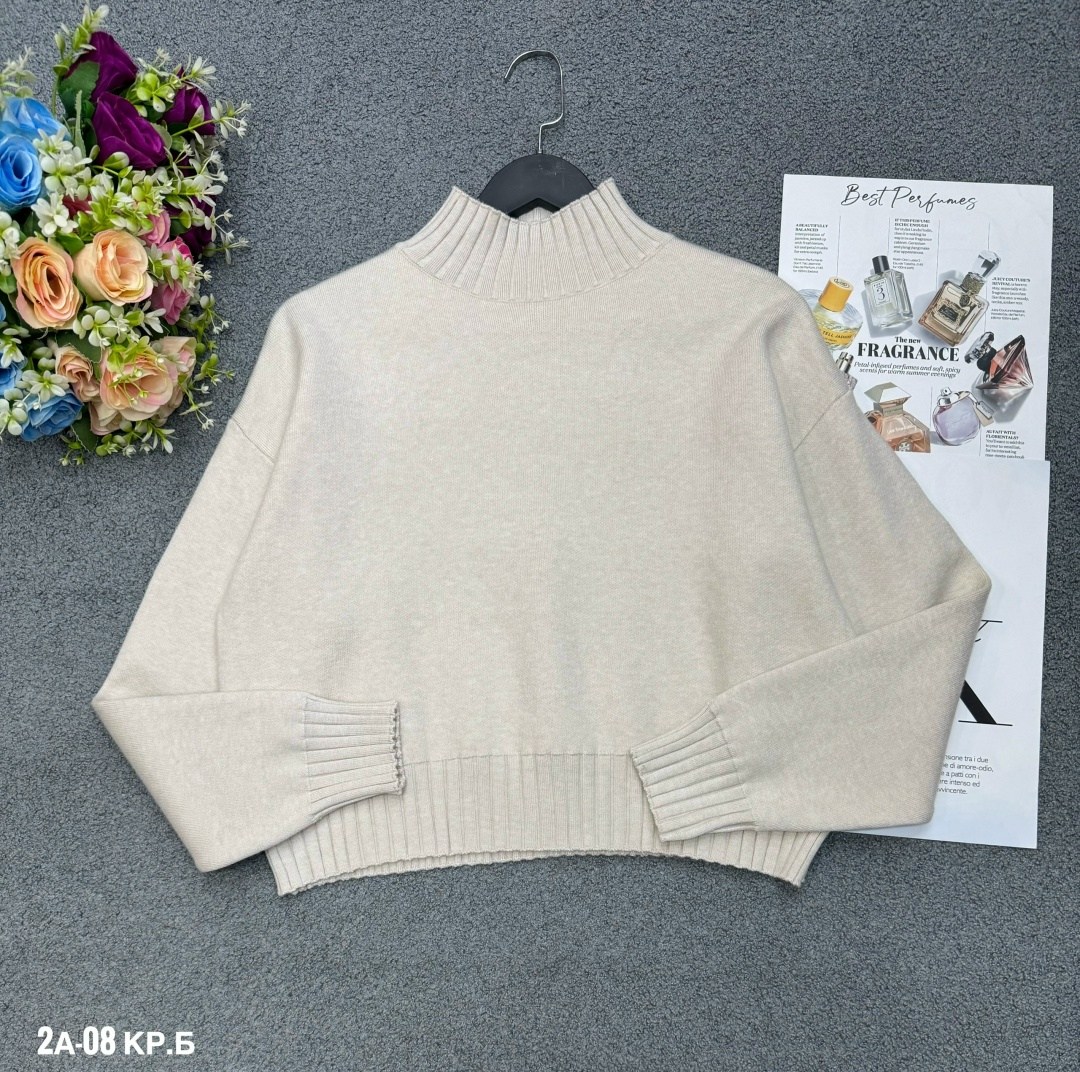 свитер вязаный оверсайз с горлом кк fashion,свитер женский,кофта женская,свитер оверсайз вязаный укороченный теплый кк fashion,свитер