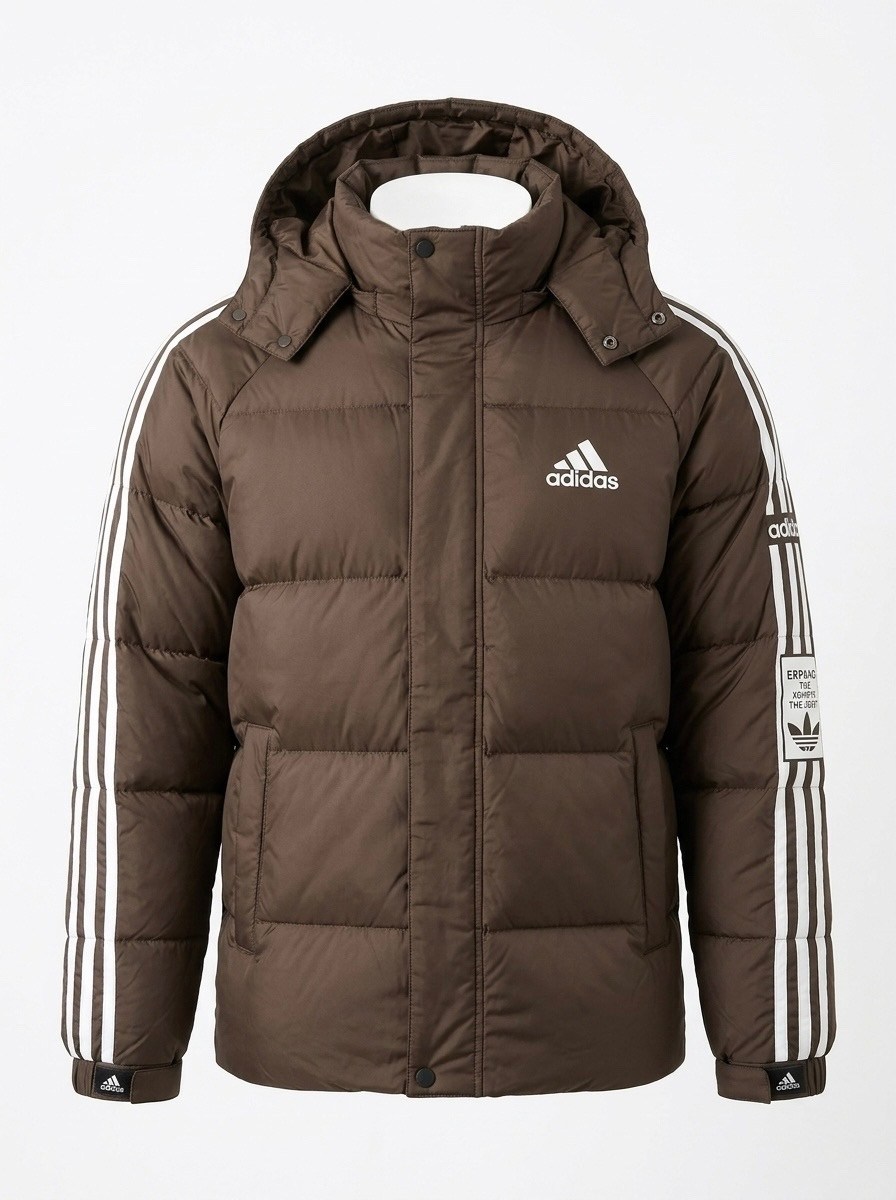 пуховик adidas,мужской пуховик adidas,куртка adidas зимняя черная мужская 3 stripes,мужской пуховик adidas originals черно-белый,куртка мужская adidas