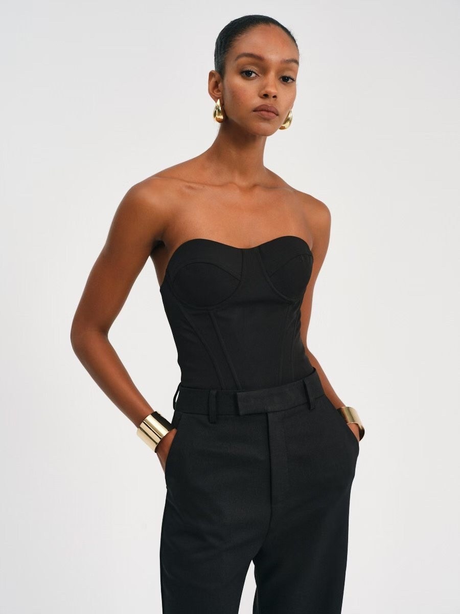 брюки object sigrid dress черный,широкие брюки,брюки черные,брюки клеш,брюки палаццо