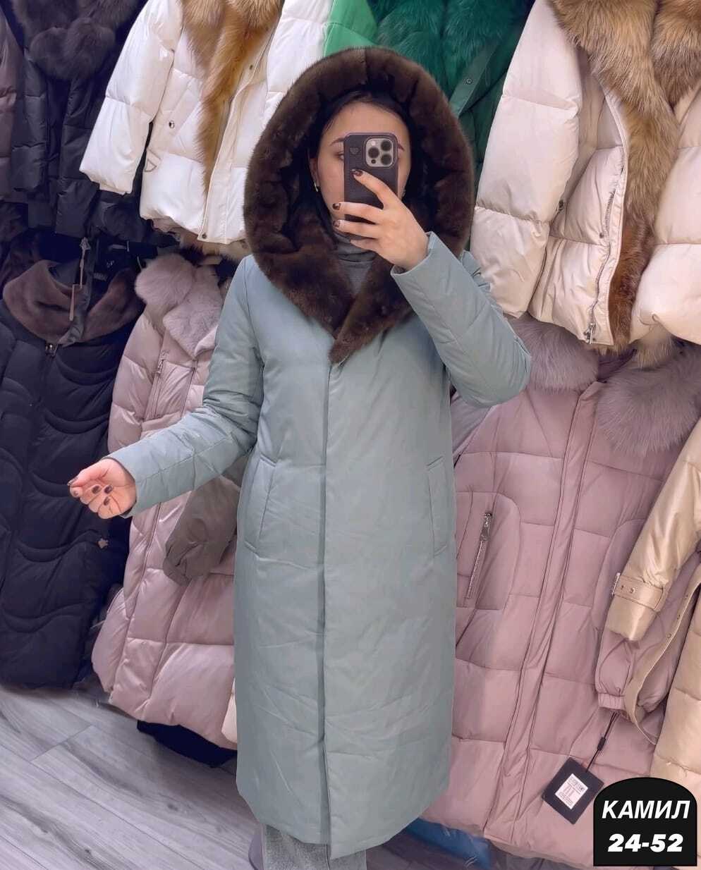 пуховики с мехом,пальто зимнее,женские зимние пуховики,пальто женское зимнее,тренч с натуральным мехом 110 см