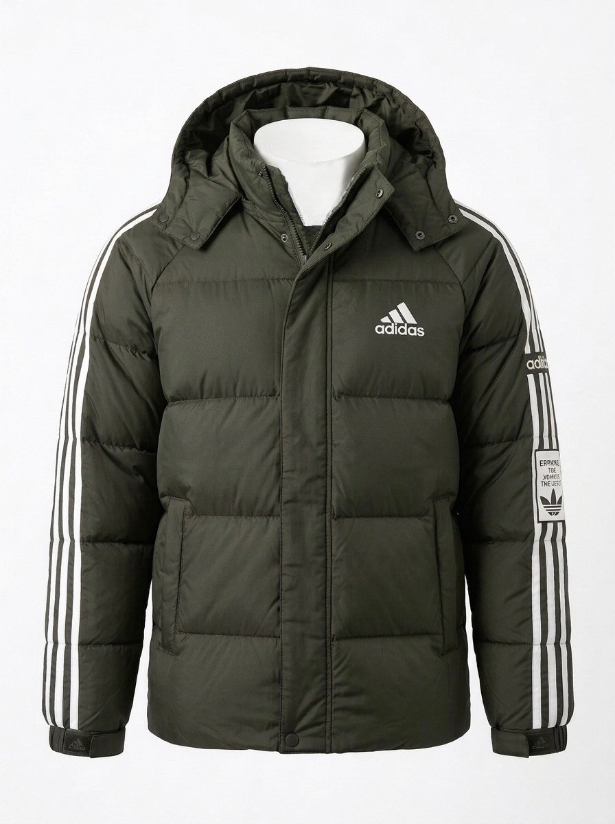 пуховик adidas,мужской пуховик adidas,куртка adidas зимняя черная мужская 3 stripes,мужской пуховик adidas originals черно-белый,куртка мужская adidas