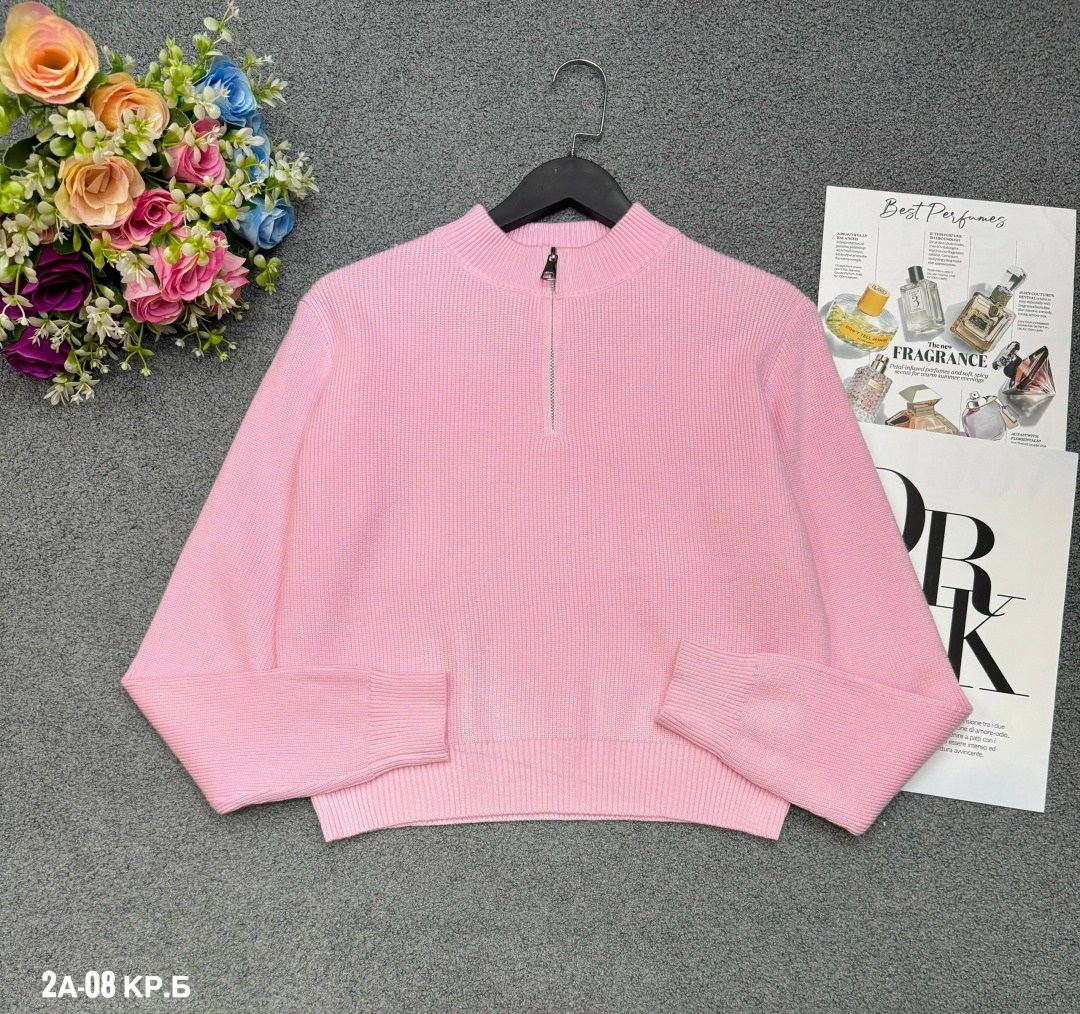 свитер оверсайз с горлом на молнии kk fashion,женский джемпер,женская кофта,свитер женский,свитер оверсайз с горлом на молнии теплый вязаный