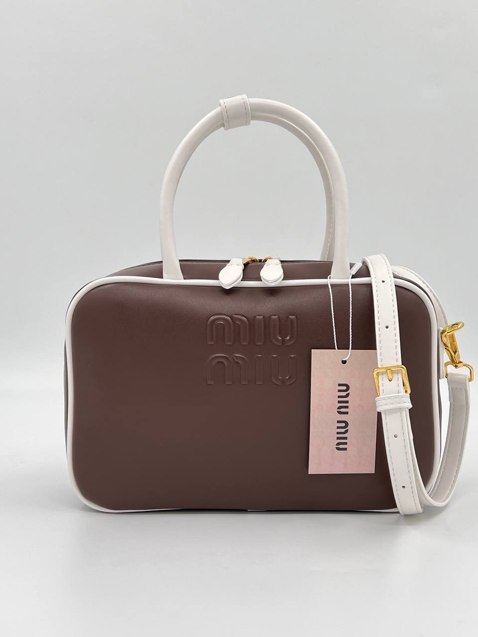 женская сумка miu miu,сумка miu miu,сумка miu miu на плечо,женская кожаная сумка miu miu arcadie mini коричневая,сумки женская