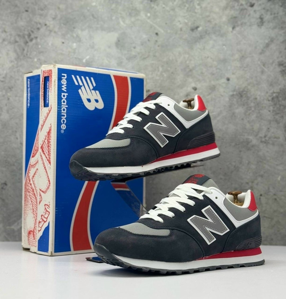 кроссовки new balance 574,new balance 574 classic,нью баланс 574 синие с красным,кроссовки,мужские кроссовки new balance