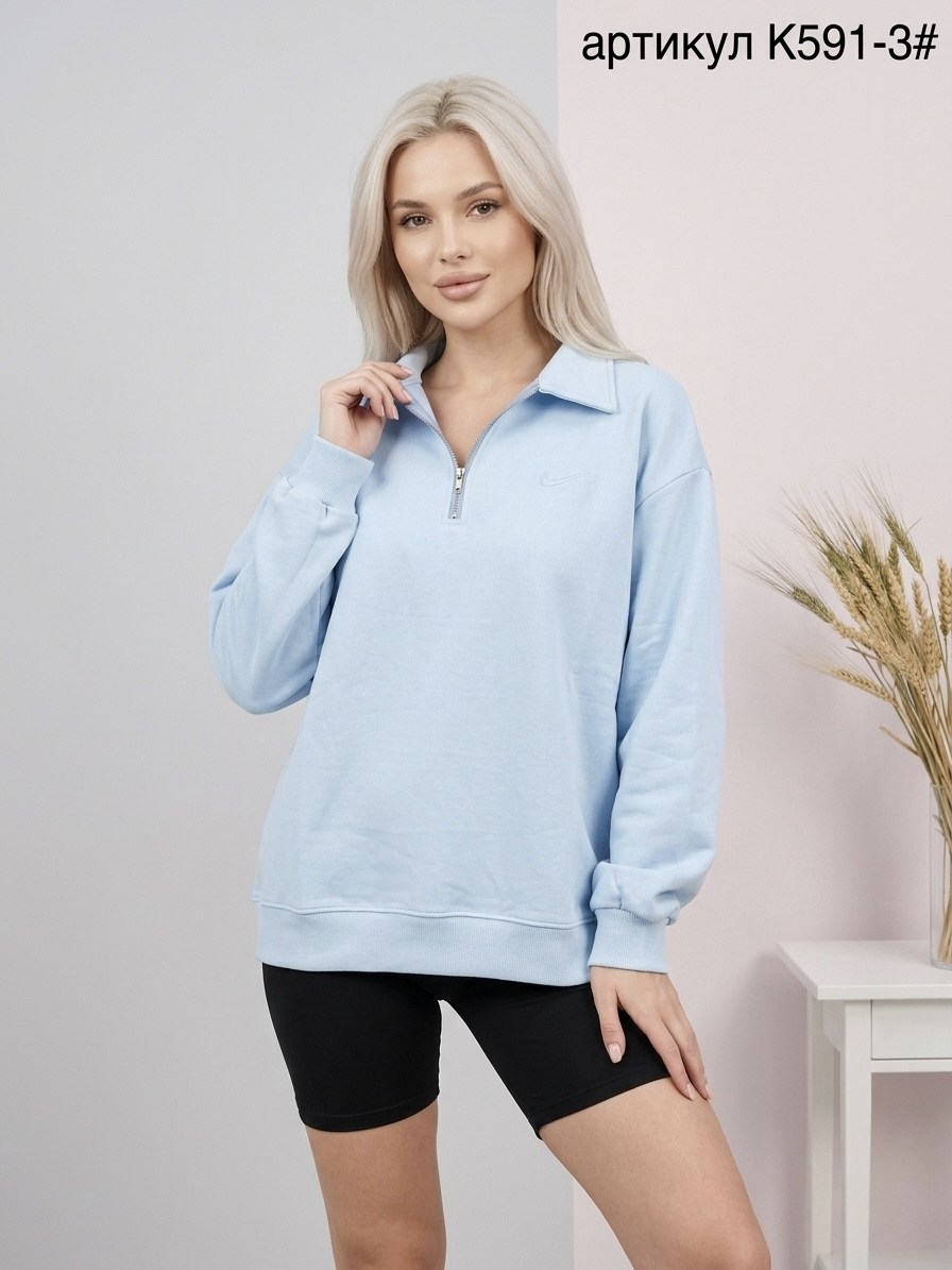 sun victoria women's brown polo neck oversize 3 thread ribbed sweatshirt,свитшот женская,женская кофта,свитшот на замке,толстовки свитшот