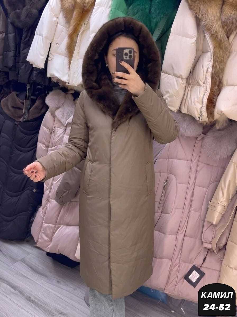 пуховики с мехом,пальто зимнее,женские зимние пуховики,пальто женское зимнее,тренч с натуральным мехом 110 см