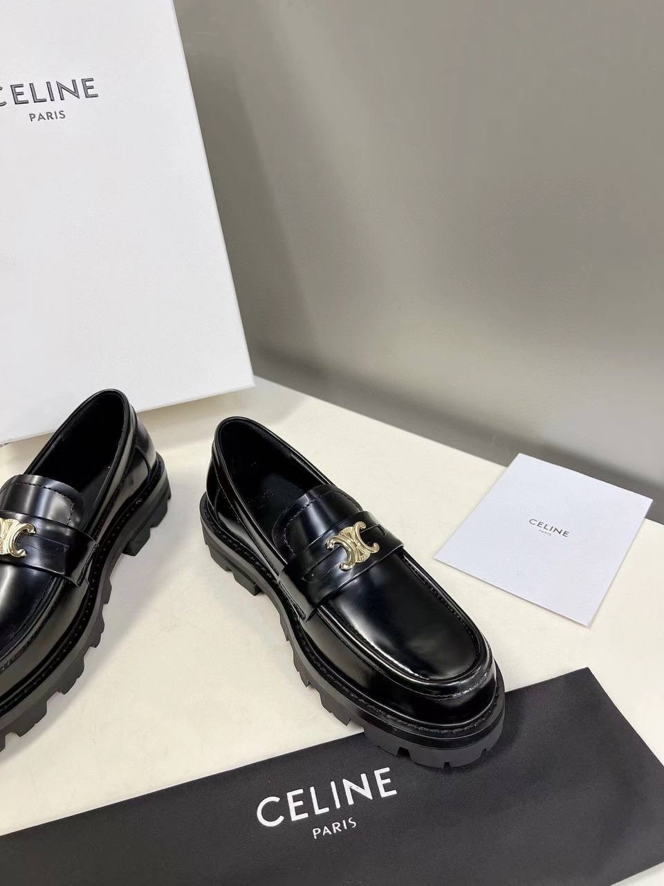 лоферы celine,,женские лоферы,лоферы,лоферы женские черные