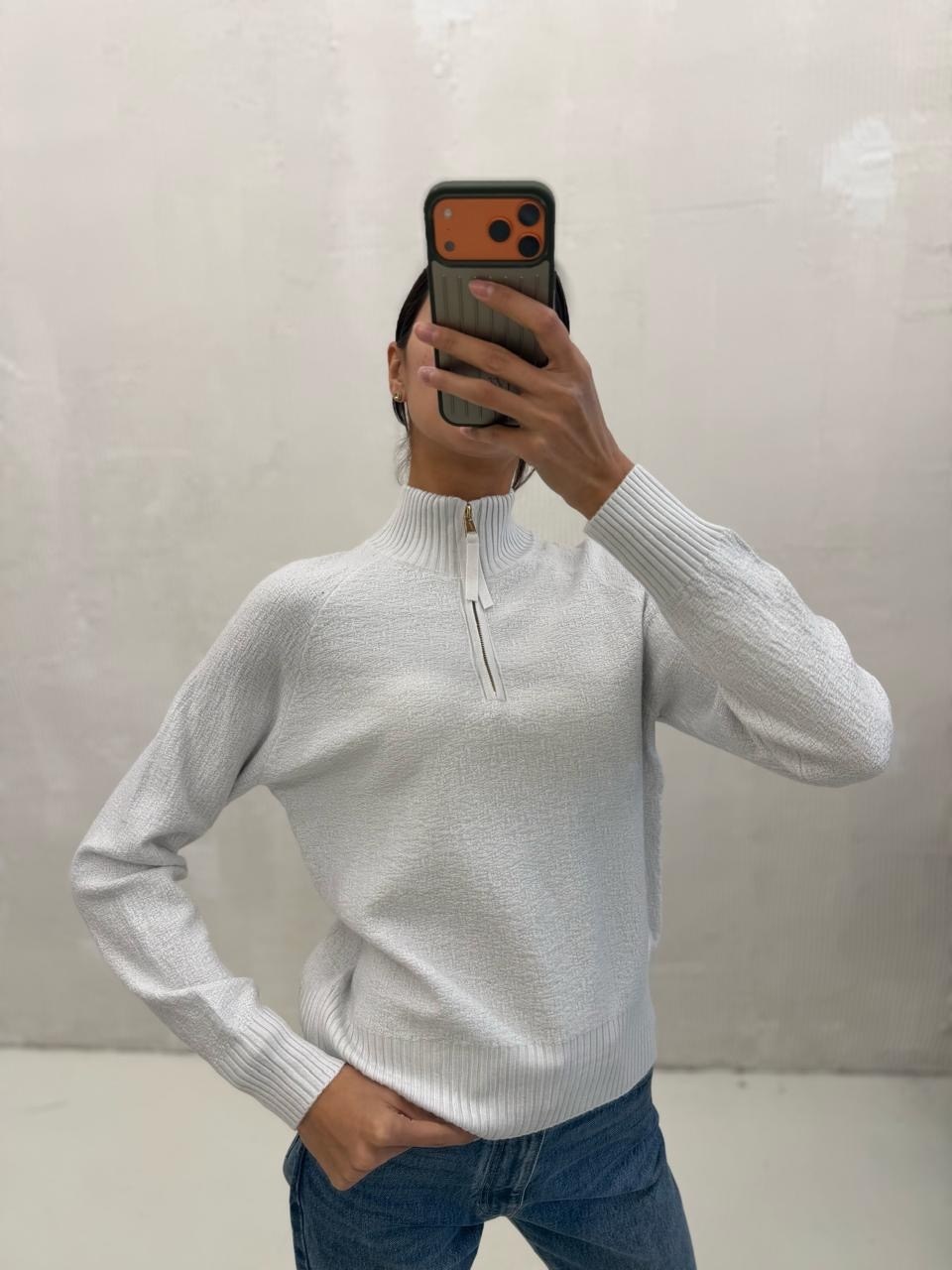 свитер оверсайз с горлом на молнии kk fashion,свитер оверсайз с горлом на молнии теплый вязаный,женский свитер,свитер с горлом на молнии оверсайз,свитер вязаный женский