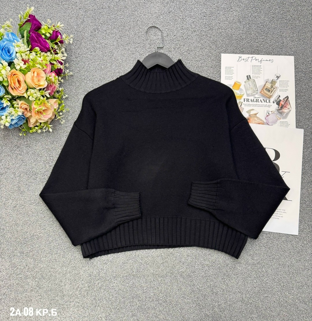 свитер вязаный оверсайз с горлом кк fashion,свитер женский,кофта женская,свитер оверсайз вязаный укороченный теплый кк fashion,свитер