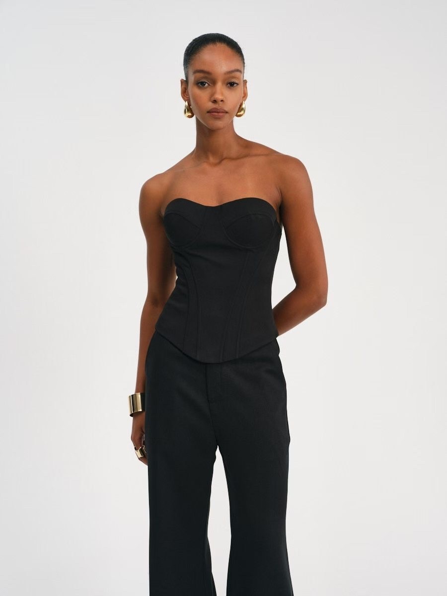 брюки object sigrid dress черный,широкие брюки,брюки черные,брюки клеш,брюки палаццо