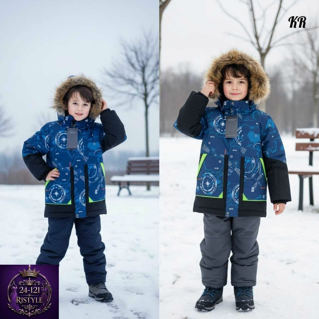 куртка для мальчика,костюм зимний для мальчика мембрана batik,детская куртка,костюм олдос для мальчика зимний синий,зимний костюм для мальчика