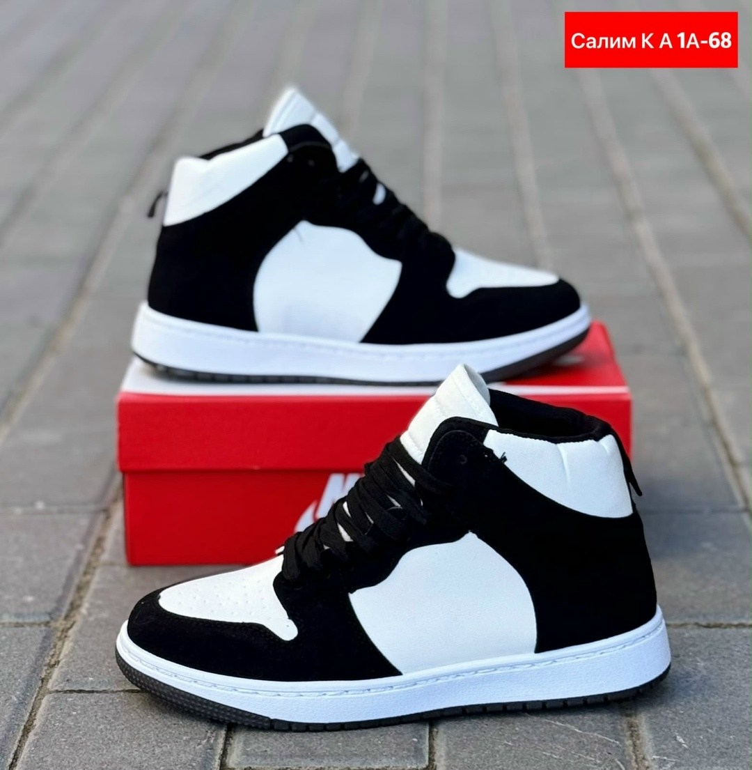 кроссовки,кроссовки nike air jordan 1,баскетбольная ,мужской кроссовки,nike air jordan 1 black white