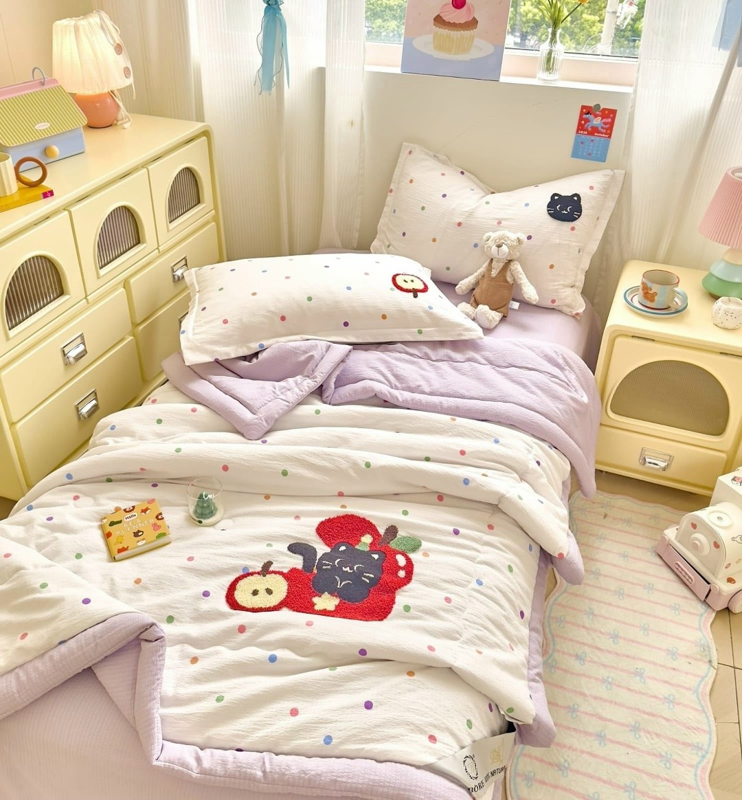 комплект постельного белья, для дома,комплект постельного белья sanrio,летнее одеяло,покрывало комплект