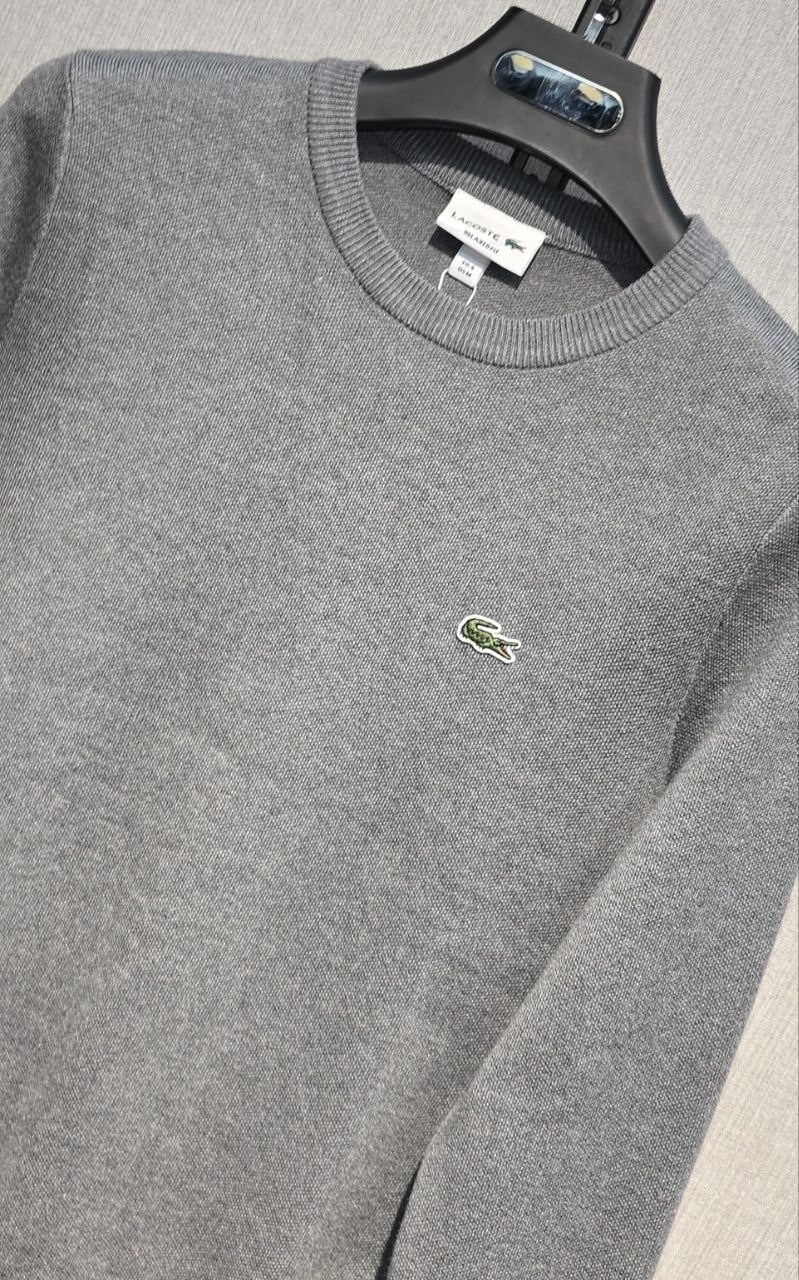 джемпер lacoste,свитер lacoste,джемпер lacoste мужской серый,мужские свитеры lacoste,мужской свитер