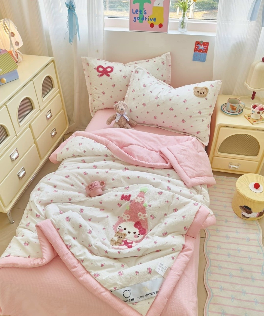 комплект постельного белья, для дома,комплект постельного белья sanrio,летнее одеяло,покрывало комплект