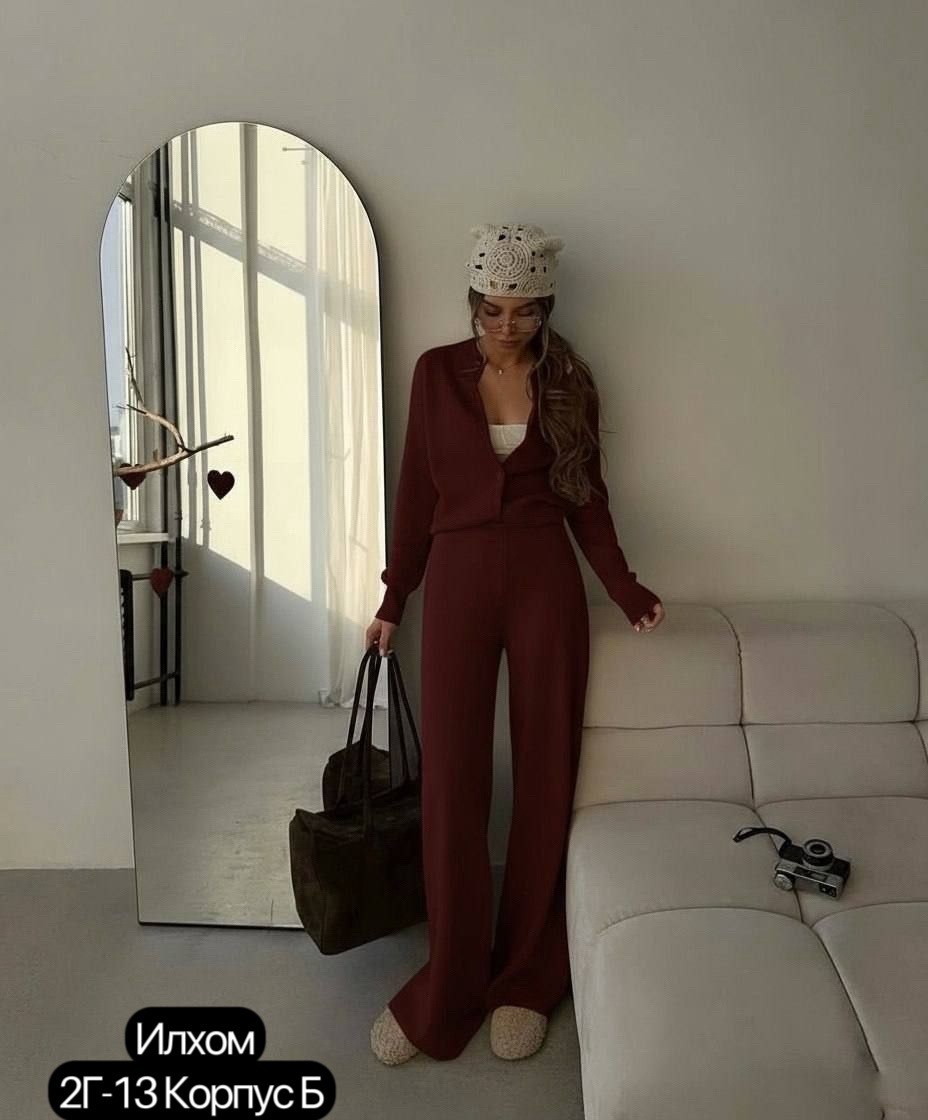 костюм двойка с брюками и кофтой top wear цвет сливочный молочный,женский костюм,костюм теплый трикотажный вязаный с брюками stella polare,костюм женский ,костюм двойка кашемир