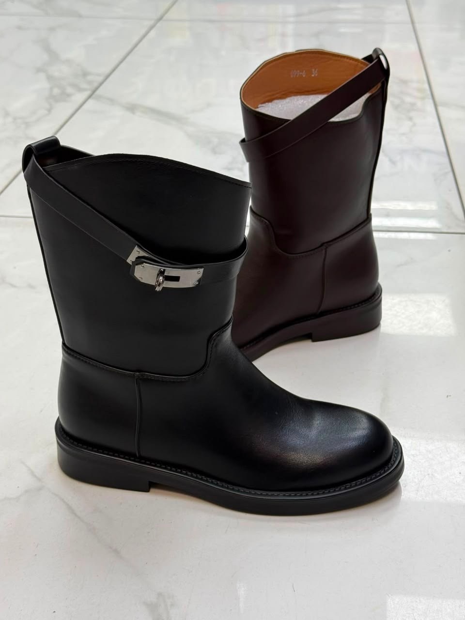 ,ботинки женские,ботинки hermes,полусапоги, женская