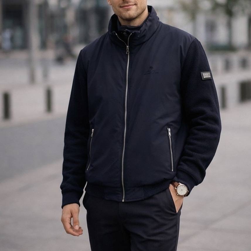 lacoste blue harrington jacket size 50 made in france,куртка бомбер,куртка мужской,легкая куртка,куртка