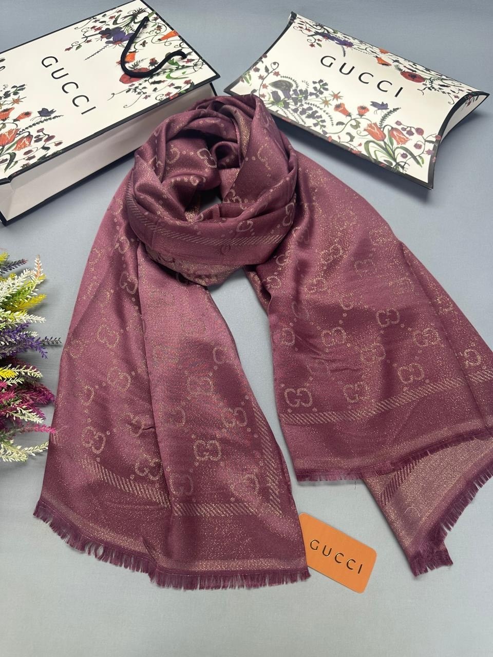 палантин теплый,палантин gucci,палантинов шарф,шарфы и платки,женский шарф