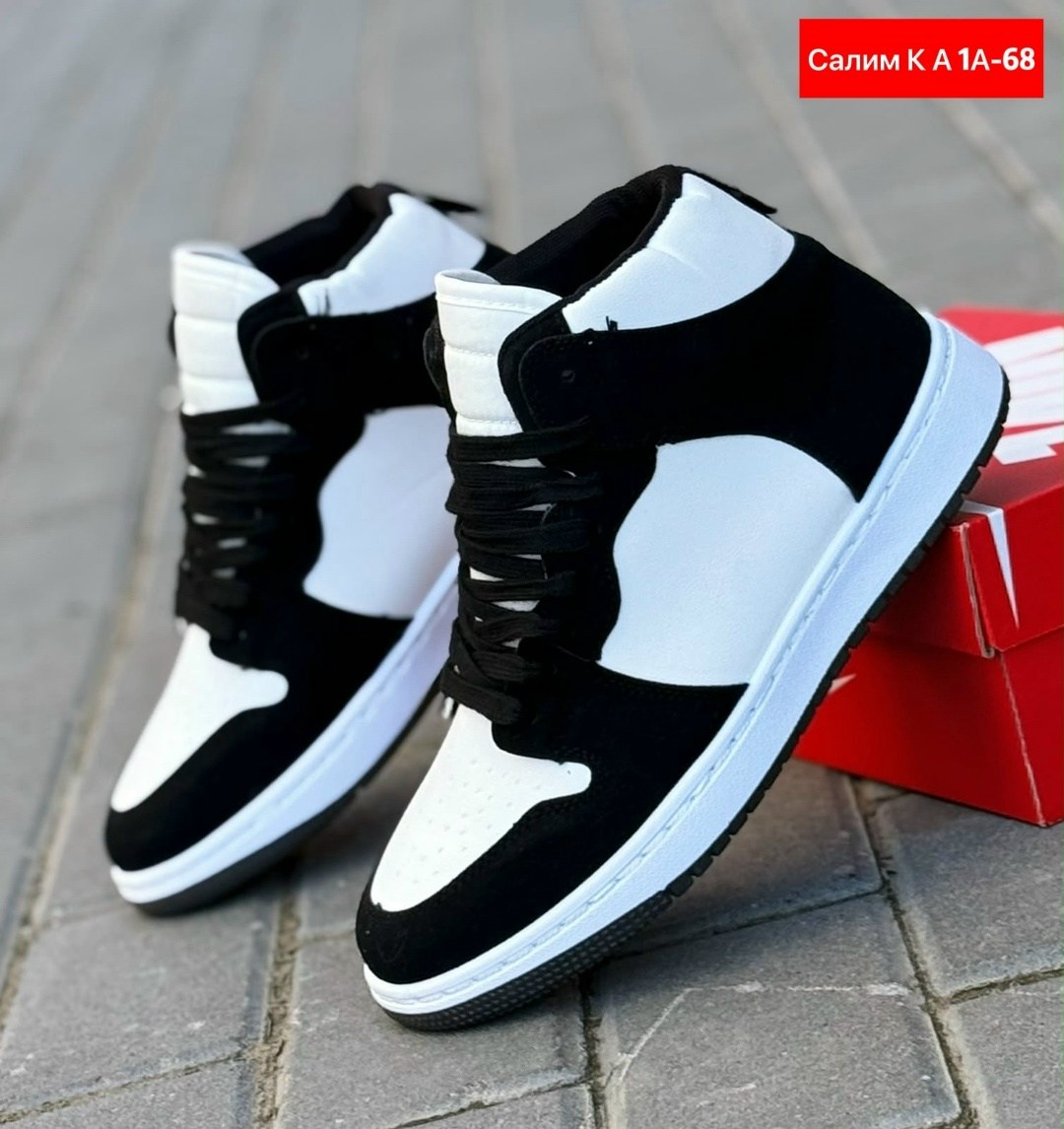 кроссовки,кроссовки nike air jordan 1,баскетбольная ,мужской кроссовки,nike air jordan 1 black white