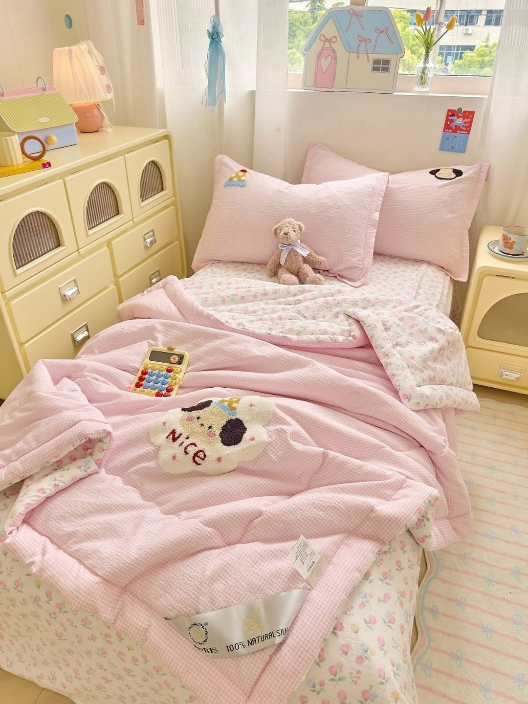 комплект постельного белья, для дома,комплект постельного белья sanrio,летнее одеяло,покрывало комплект