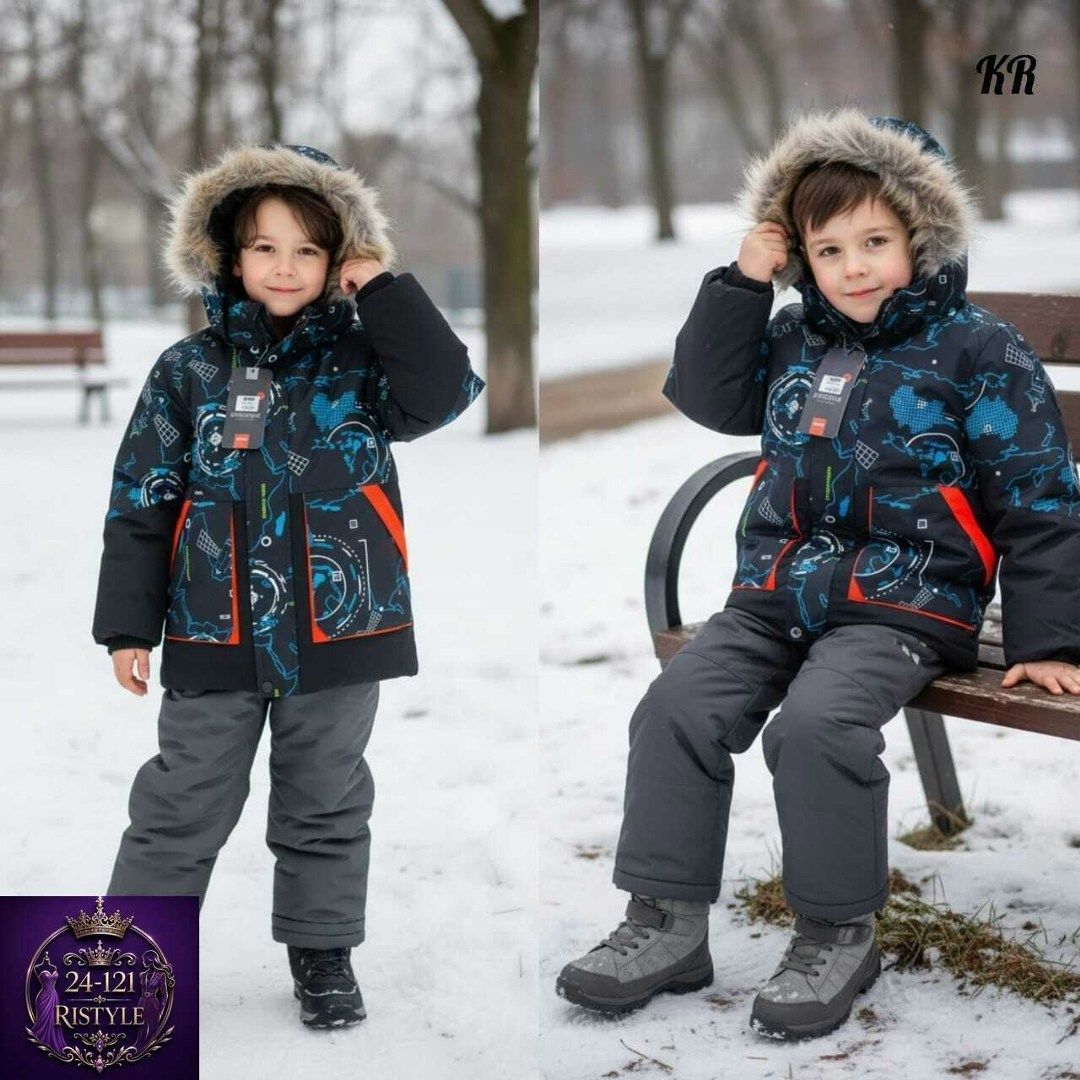 куртка для мальчика,костюм зимний для мальчика мембрана batik,детская куртка,костюм олдос для мальчика зимний синий,зимний костюм для мальчика