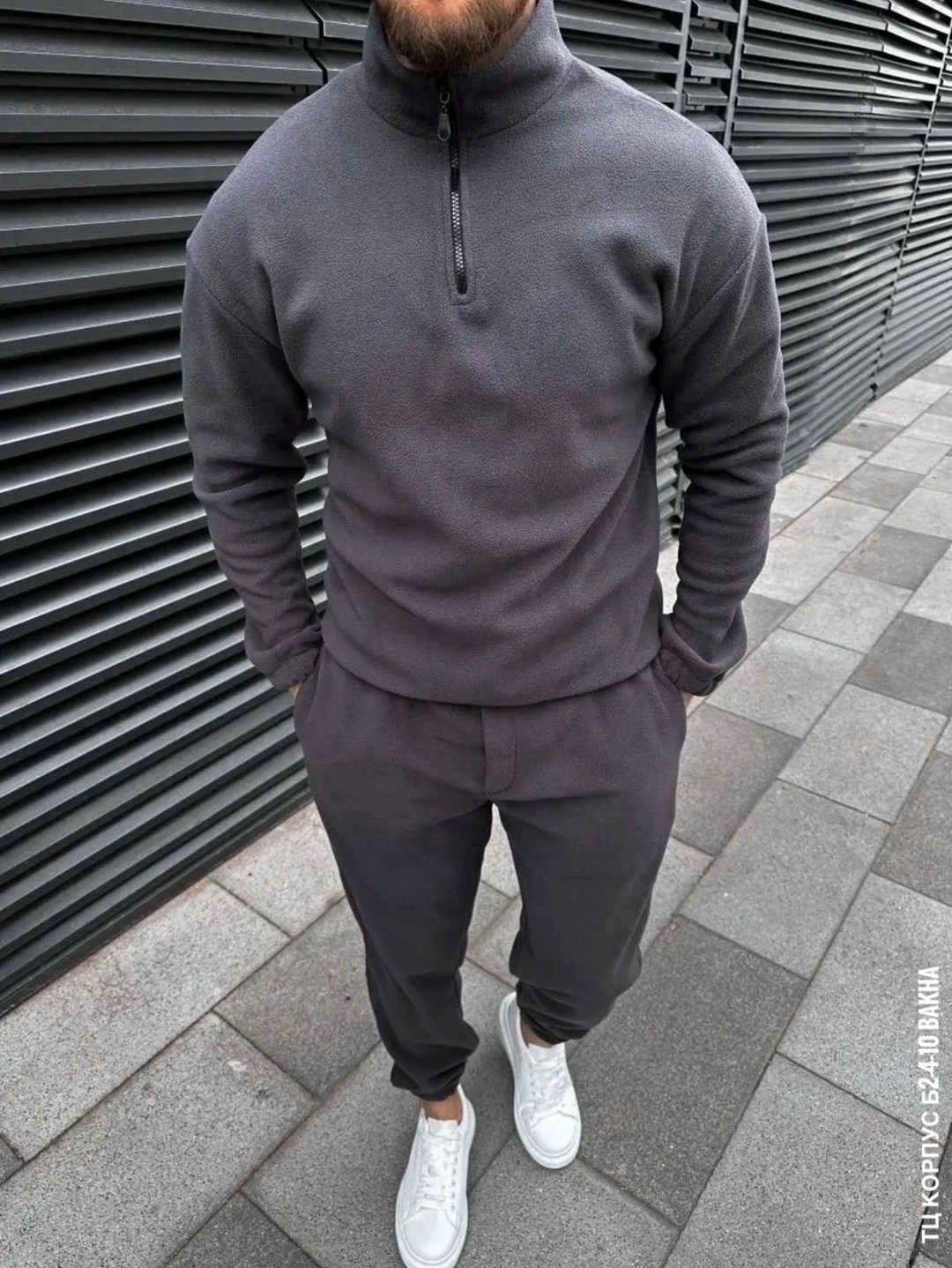 спортивный костюм флисовый win fashion,костюм спортивный мужской,костюм для мужчин флис,спортивный костюм на флисе мужской,спортивный костюм флисовый win fashion цвет темно-серый графит